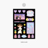 05 purple love - Project retro my juicy bear removable sticker