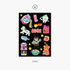 03 kitsch - Project retro my juicy bear removable sticker