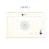 Front - Indigo 2021 Prince story monthly desk calendar