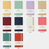 Color - Indigo 2021 Prism slim dated monthly planner notebook