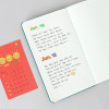 Lined note -  Indigo 2021 Prism slim dated monthly planner notebook