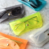 Play obje Sunny neon clear PVC glasses pouch