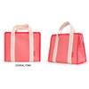 Coral Pink - Monopoly Air mesh insulated lunch tote bag