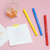 Usage example - ROMANE Four seasons double ended color pen set