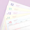 PLEPLE 2021 Desk mat with dated monthly desk scheduler