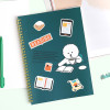 Somyi - Bookfriends Reading pet wire bound blank notebook