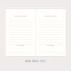 Daily diary - Paperian Today's highlight small undated daily journal diary