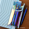 Hologram Blue - Play Obje Twinkle translucent PVC pencil case pouch