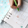 Usage example - Play Obje Twinkle 6-ring translucent sticker sheet set