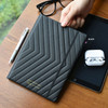 Black - Play Obje Classy A5 6-ring slim metal binder planner book