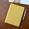 Yellow - Play Obje Classy A5 6-ring slim metal binder planner book