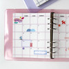 Grid  note - Jam Studio Square 6-ring A6 wide dateless monthly planner