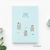 Cute penguin - O-CHECK 2021 Spring come dated monthly planner scheduler