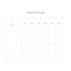 Monthly plan - Dash And Dot Moon special dateless weekly diary planner