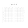 Yearly plan - Dash And Dot Moon special dateless weekly diary planner