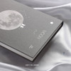 Gray Full Moon - Dash And Dot Moon special dateless weekly diary planner
