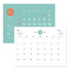 Monthly calendar - Indigo Happy 2021 Prism monthly desk calendar