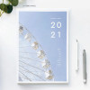 Ferris wheel - O-CHECK 2021 Spring come A4 dated monthly planner scheduler