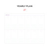 Yearly plan - GMZ Brilliant dateless weekly planner scheduler