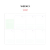 Weekly plan - GMZ Brilliant dateless weekly planner scheduler