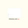Personal data - Iconic 2021 End-And dated weekly diary planner