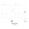 Weekly plan - Iconic 2021 End-And dated weekly diary planner