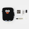 Pom Pom - ROMANE Brunch brother big compact zipper pouch with key clip