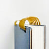 Wire binding - O-check Vintage sky blue twin ring blank notebook
