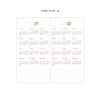 Yearly plan - 2021 Notable memory slim and handy dated monthly planner