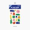 06 Huwa Huwa - Project retro label my juicy bear removable sticker