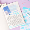 Usage example - Wanna This Pastel Korean Alphabet sticker
