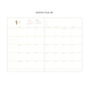 Monthly plan - 2021 Notable memory slim B6 dated monthly planner
