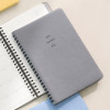 Silver gray - 2021 Notable memory twin-wire dated monthly planner