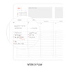 Weekly plan - ICONIC 2021 Brilliant dated weekly diary planner