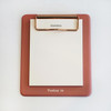 Front - N.IVY Today is small red clipboard holder with a notepad