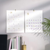 Byfulldesign 2021 Large simple wall calendar