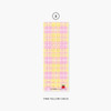 03 Pink Yellow Check - Second Mansion Hightteen number removable sticker seal