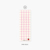 05 Pink Check - Second Mansion Hightteen number removable sticker seal