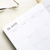 Monthly plan - 2021 Black hardcover dated weekly planner
