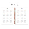 Calendar - 2021 Live flowers spiral dated weekly planner