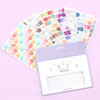 PLEPLE Upper case Alphabet sticker 8 sheets set