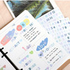 Usage example - PLEPLE Upper case Alphabet sticker 8 sheets set