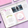 Usage example - PLEPLE Upper case Alphabet sticker 8 sheets set
