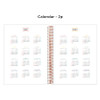 Calendar - 2021 Blue Quote spiral dated weekly planner