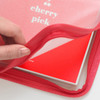 Zipper closure - 2NUL Cherry pick wide A6 zipper 6-ring undated weekly diary