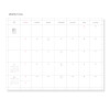 Monthly plan - Wanna This 2021 Delight log medium dated monthly diary