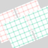 2NUL Cherry pick wide A6 6-ring cross grid note paper refill