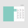 Calendar - Chachap 2021 Note dated monthly diary planner