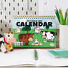 Chachap 2021 Hello cow dated monthly desk calendar