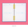 Squared note - Ardium Color pop 10 rings dateless monthly diary planner